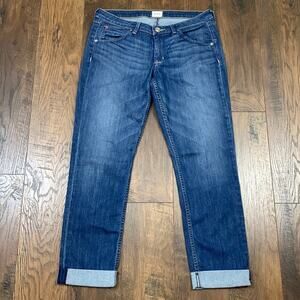 Hudson Barcara Crop Straight Cuffed Jeans